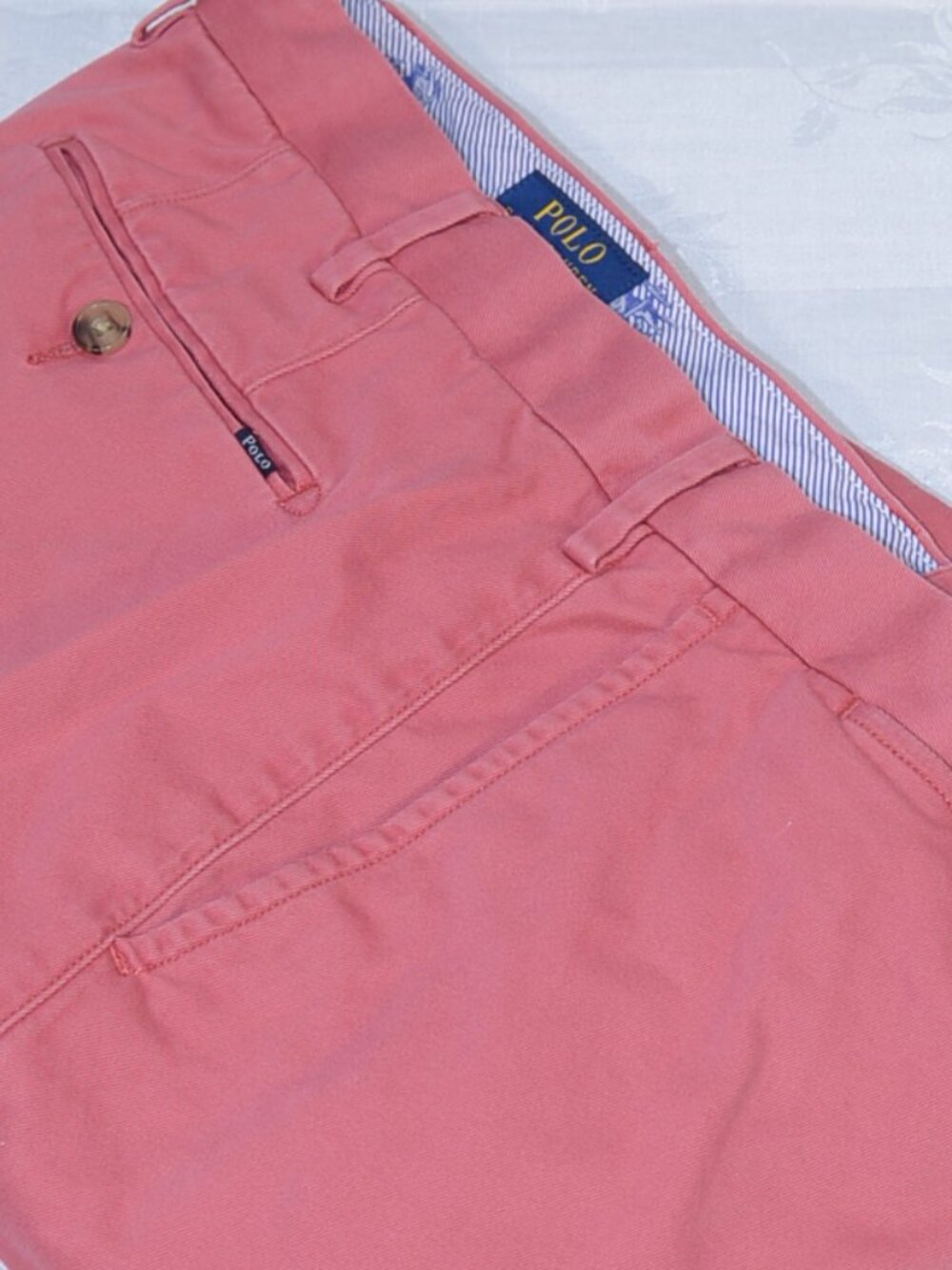 Polo Ralph Lauren Stretch Classic Fit Chinos -- Salmon Pink -- Men's 38x32